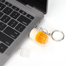 Load image into Gallery viewer, Beer Keychain Style USB Flash Disk with 16GB Memory, 16GB