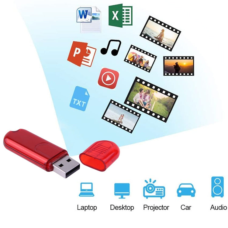 4GB USB Flash Disk, 4GB (Red)