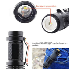 Load image into Gallery viewer, SK68 180lm Zoom Lens LED Flashlight