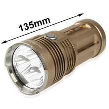 Load image into Gallery viewer, 3 Mode, 3 CREE XM-L T6 LED, Luminous Flux: 2000lm, Length: 135mm