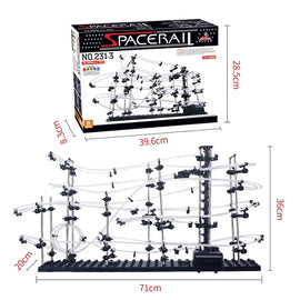 Space Rail , DIY Physics Spacewarp Rollercoaster Model Kit 16,000mm Rail, 342 in 1