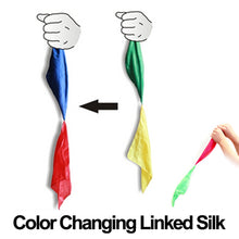 Load image into Gallery viewer, Magic Trick Toy - Color Changing Linked Silk