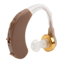 Load image into Gallery viewer, JECPP Behind Ear Sound Amplifier Adjustable Tone Hearing Aid, F-135