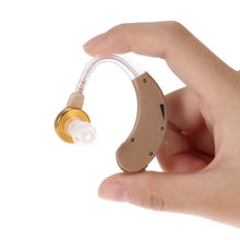 Load image into Gallery viewer, JECPP Behind Ear Sound Amplifier Adjustable Tone Hearing Aid, F-135