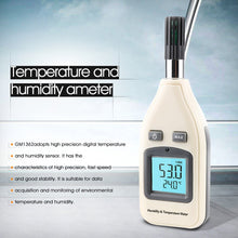 Load image into Gallery viewer, BENETECH GM1362 1.45 Inch Screen Digital Humidity &amp; Temperature Meter, GM1362