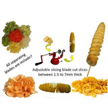 Load image into Gallery viewer, Spiral Potato Slicer, Size: about 21cm x 13cm, Spiral Potato Slicer