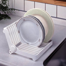 Load image into Gallery viewer, Foldable Dish Drip Rack Plate Holder, Plate Holder