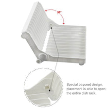 Load image into Gallery viewer, Foldable Dish Drip Rack Plate Holder, Plate Holder