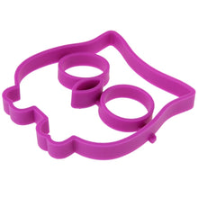 Load image into Gallery viewer, Cartoon Owl Shape Egg Frying Ring Mold Silicone Egg Fried Mould Omelette Mold, Egg Frying