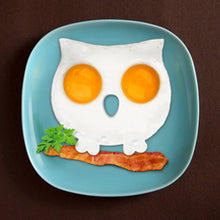 Load image into Gallery viewer, Cartoon Owl Shape Egg Frying Ring Mold Silicone Egg Fried Mould Omelette Mold, Egg Frying