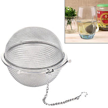 Load image into Gallery viewer, Mesh Tea Ball Infuser Stainless Steel Tea Strainers, Large