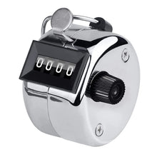 Load image into Gallery viewer, Retro Style 0.8 inch 4-digit Screen Mechanical Manual Metal Counter, Manual Metal Counter