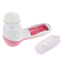 Load image into Gallery viewer, 5 in 1 Beauty Care Brush Massager Scrubber Face Skin Care Electric Facial Cleanser, 5 in 1 AE-8782