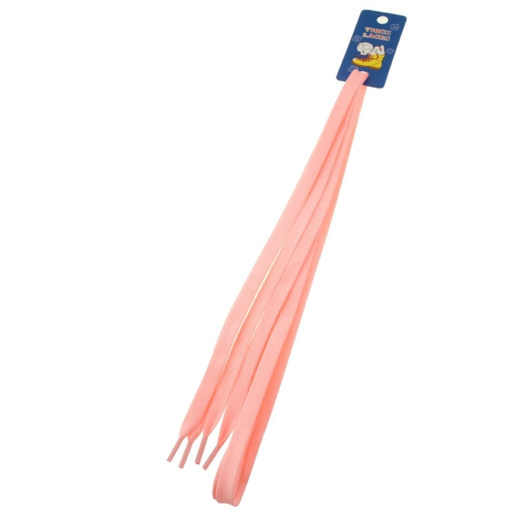 2 PCS Fashion Sports Fluorescent Color Flat Shoelaces