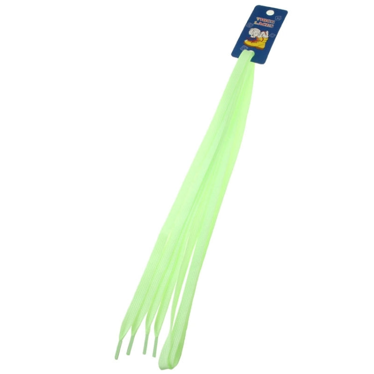 2 PCS Fashion Sports Fluorescent Color Flat Shoelaces