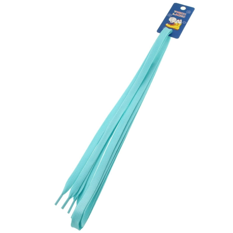 2 PCS Fashion Sports Fluorescent Color Flat Shoelaces
