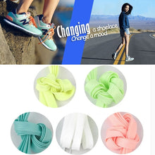 Load image into Gallery viewer, 2 PCS Fashion Sports Fluorescent Color Flat Shoelaces