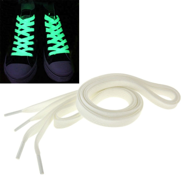 2 PCS Fashion Sports Fluorescent Color Flat Shoelaces