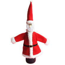 Load image into Gallery viewer, Christmas Dinner Table Santa Decoration Cloth Plush Champagne Wine Bottle Bags Sets, Santa  Cloth