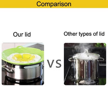 Load image into Gallery viewer, New Spill-Proof, Anti-Flutter and Heat-Resistant Silicone Pot Cover (Ramdom Color Delivery)