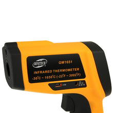 Load image into Gallery viewer, BENETECH GM1651 USB Digital Display Temperature Gun Handheld Infrared IR Thermometer, Measure Range: -30~1650C, GM1651