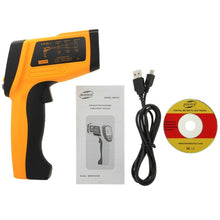 Load image into Gallery viewer, BENETECH GM1651 USB Digital Display Temperature Gun Handheld Infrared IR Thermometer, Measure Range: -30~1650C, GM1651