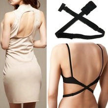 Load image into Gallery viewer, Adjustable Low Back Bra Strap Converter Backless V Conversion Solution