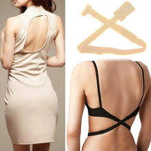 Load image into Gallery viewer, Adjustable Low Back Bra Strap Converter Backless V Conversion Solution