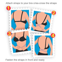 Load image into Gallery viewer, Adjustable Low Back Bra Strap Converter Backless V Conversion Solution