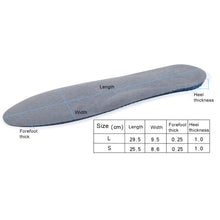 Load image into Gallery viewer, 1 Pair Honeycomb Damping Flannel Soft Sport Shoes Insoles, Full Pads, Size: S / 35-40yards