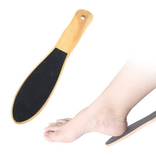 Load image into Gallery viewer, Double Sided Emery Wooden Board Foot Massager Random Color Delivery