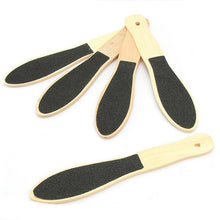 Load image into Gallery viewer, Double Sided Emery Wooden Board Foot Massager Random Color Delivery