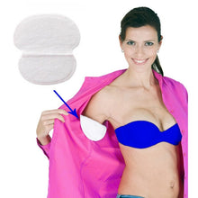 Load image into Gallery viewer, 10pcs Disposable Self-adhesive Armpit Cotton Sweat Pads Underarm Absorbents