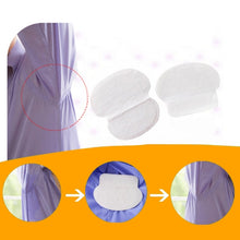 Load image into Gallery viewer, 10pcs Disposable Self-adhesive Armpit Cotton Sweat Pads Underarm Absorbents