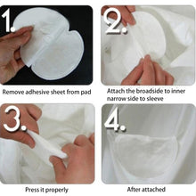 Load image into Gallery viewer, 10pcs Disposable Self-adhesive Armpit Cotton Sweat Pads Underarm Absorbents