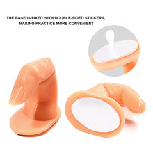 Load image into Gallery viewer, DIY Acrylic Practice Fake Finger Model Nail Art False Tips Training Display Tool (5pcs in one packaging, the price is for 5pcs)