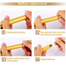 Load image into Gallery viewer, Face Massage Stick Device Electric Beauty Bar Face Massager (6500 Vibrations per Second)