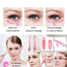 Load image into Gallery viewer, HYJ-825 Eye Care Massager Eyes Wrinkle Removing Pen Ion Vibration Beauty Eye Cream Cosmetic Instrument