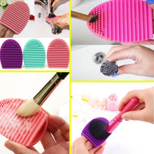 Load image into Gallery viewer, Silicone Cleaning Cosmetic Make Up Washing Brush Cleaner Scrubber Tool