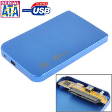 Load image into Gallery viewer, 2.5 inch SATA HDD External Case, Size: 126mm x 75mm x 13mm , SATA (Black), SATA (Silver), SATA (Blue), SATA (Red)
