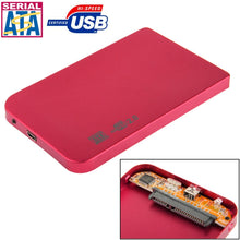 Load image into Gallery viewer, 2.5 inch SATA HDD External Case, Size: 126mm x 75mm x 13mm , SATA (Black), SATA (Silver), SATA (Blue), SATA (Red)