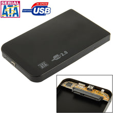 Load image into Gallery viewer, 2.5 inch SATA HDD External Case, Size: 126mm x 75mm x 13mm , SATA (Black), SATA (Silver), SATA (Blue), SATA (Red)