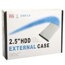 Load image into Gallery viewer, 2.5 inch SATA HDD External Case, Size: 126mm x 75mm x 13mm , SATA (Black), SATA (Silver), SATA (Blue), SATA (Red)