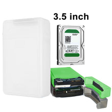 Load image into Gallery viewer, 3.5 inch Hard Drive Disk HDD SATA IDE Plastic Storage Box Enclosure Case