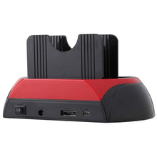 Load image into Gallery viewer, All in 1 Dual 2.5 inch/3.5 inch SATA/IDE HDD Dock Station with Card Reader &amp; Hub