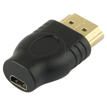 Load image into Gallery viewer, Gold Plated HDMI 19 Pin Male to Micro HDMI Female Adapter, HDMI Male to Micro HDMI Female