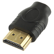 Load image into Gallery viewer, Gold Plated HDMI 19 Pin Male to Micro HDMI Female Adapter, HDMI Male to Micro HDMI Female