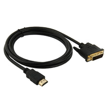 Load image into Gallery viewer, 1.8m HDMI (Type-A) Male to DVI 24+1 Pin Male Adapater Cable