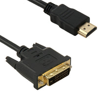 Load image into Gallery viewer, 1.8m HDMI (Type-A) Male to DVI 24+1 Pin Male Adapater Cable