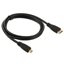 Load image into Gallery viewer, 1m Mini HDMI Male to Micro HDMI Male Adapter Cable, Mini HDMI Male, Length: 1m